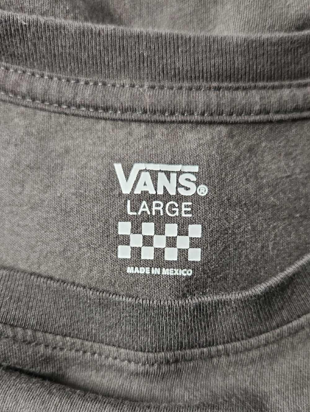 Vans Black Tee with Skull and Rose Chest Graphic - Picture 4 of 5